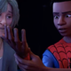 Aunt May giving Miles his first pair of web shooters